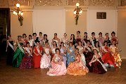 Maturitní ples - společné fotografie tříd